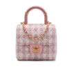 Chanel Quilted Tweed Crush Top Handle Flap Secondhand