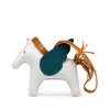 Hermès Milo Lambskin and Swift GriGri Rodeo Pegasus Bag Charm Secondhand