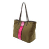 Secondhand Prada Saffiano Trimmed Tessuto Velluto Ricamo Trompe L oeil Tote