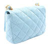 Chanel Mini Quilted Lambskin Lacquered Chain Flap Secondhand