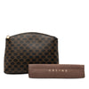 Celine Macadam Coated Canvas Pouch Secondhand