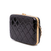 Chanel Large Glazed Goatskin Box With Chain Secondhand