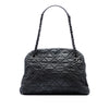 Chanel Large Quilted Iridescent Calfskin Just Mademoiselle Secondhand