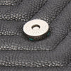 Chanel CC Chevron Caviar Square Wallet On Chain Secondhand