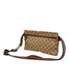 Gucci GG Canvas Web Double Pocket Belt Bag Secondhand