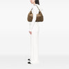 Bottega Veneta Large Intrecciato Trimmed Washed Cervo Deerskin Hobo Secondhand