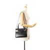 Ferragamo Leather Double Gancini Side Buckle Satchel Secondhand
