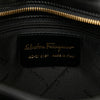 Ferragamo Leather Double Gancini Side Buckle Satchel Secondhand