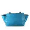 Valentino Small Grained Calfskin Rockstud Trapeze Satchel Secondhand