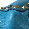 Valentino Small Grained Calfskin Rockstud Trapeze Satchel Secondhand