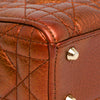 Dior Mini Metallic Calfskin Cannage Lady Dior Secondhand