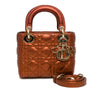 Dior Mini Metallic Calfskin Cannage Lady Dior Secondhand