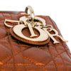 Dior Mini Metallic Calfskin Cannage Lady Dior Secondhand