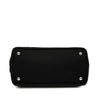 Prada Canvas Wood Handle Canapa Logo Satchel Secondhand