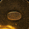 Secondhand Chanel CC Resin and Gold Plated Button Clip On Earrings