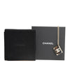 Chanel Gold Plated Enamel CC Lion Book Locket Pendant Necklace Secondhand