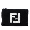 Fendi Shearling FF Flat Pouch Secondhand