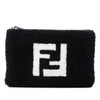 Fendi Shearling FF Flat Pouch Secondhand