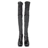 Secondhand Rick Owens Thigh-high Stretch Boots - '20s