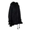 Secondhand Diliborio Double Layered Wool Jacket with Hoodie - '10s