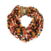 Secondhand Collection Privée Multicolor Layered Choker - '10s