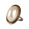 Secondhand Collection Privée Vintage Faux Pearl Ring - '90s