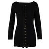 Secondhand Collection Privée Front Lace-up Top - '10s