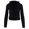 Secondhand Terre Alte Ruffled Neck Sweater - '10s