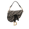 Dior Mini Oblique Canvas Saddle Bag Secondhand