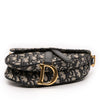 Secondhand Dior Mini Oblique Canvas Saddle Bag