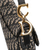 Dior Mini Oblique Canvas Saddle Bag Secondhand