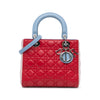 Dior Medium Tricolor Lambskin Cannage Lady Dior Secondhand