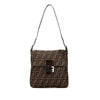 Secondhand Fendi Zucca Canvas Shoulder Bag