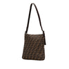 Fendi Zucca Canvas Shoulder Bag Secondhand