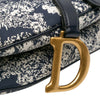 Dior Canvas Reverse Embroidered Toile De Jouy Saddle Bag Secondhand