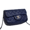 Chanel Mini Rectangular Classic Lambskin Crystal Single Flap Secondhand