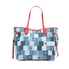 Louis Vuitton Monogram Denim Patchwork Neverfull MM Secondhand