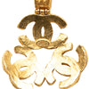 Chanel Gold Plated Triple CC Pendant Necklace Secondhand