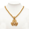 Chanel Gold Plated Triple CC Pendant Necklace Secondhand