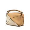 LOEWE Mini Bicolor Calfskin Puzzle Satchel Secondhand