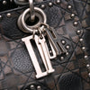 Dior Medium Calfskin Cannage Embossed Flower Studded Supple Lady Dior Secondhand