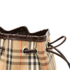Burberry Haymarket Check Canvas Drawstring Pouch Secondhand