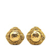Chanel Gold Plated Clip On Earrings Secondhand