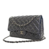 Chanel Jumbo Classic Striped Patent Double Flap Secondhand