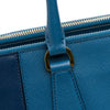 Prada Medium Bicolor Saffiano Lux Galleria Double Zip Satchel Secondhand