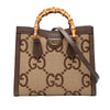 Gucci Medium Jumbo GG Canvas Bamboo Diana Satchel Secondhand