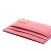 LOEWE Shiny Nappa Calfskin Puffer Anagram Plain Card Holder Secondhand