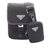 Prada Saffiano Trimmed Re Nylon Crossbody Bag Secondhand