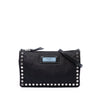 Prada Tessuto Studded Etiquette Shoulder Bag Secondhand
