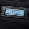 Prada Tessuto Studded Etiquette Shoulder Bag Secondhand